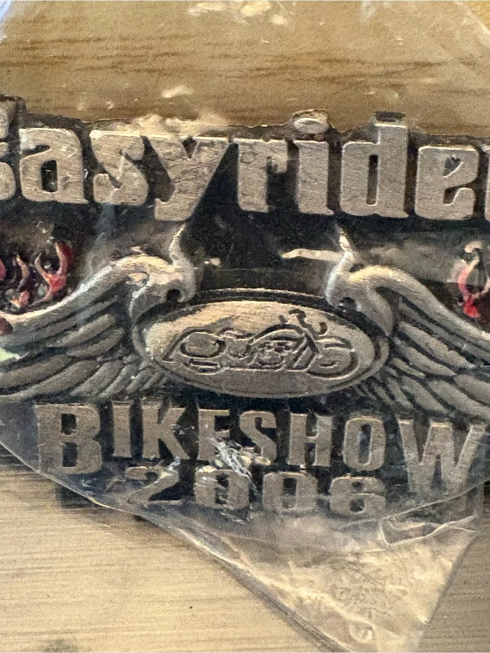 Easyriders Mag Official Merch Silver Easyriders Bike Show Pin Red Flame 2006